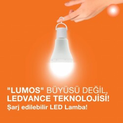 Ledvance LCLA60 Rech 8W/865 230V E27 Şarjlı Ampul - 4