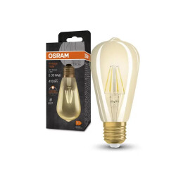 Osram Ledvance Osram Ledvanc e - LEDISON 4W/824 230VFILGD E274X1 Sarı Rustik Ampul - 1