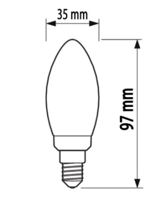 Philips 4.3w 40w Rustik Mum Led Ampul Sarı E14 Şeffaf Cam - 2