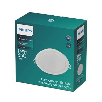 Philips 59447 Meson 5.5W 3000K SARI IŞIK Gömme LED Spot - 1