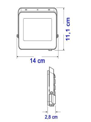 Philips BVP150 LED17/CW 20W Dış Mekan Led Projektör - 6500K Beyaz - 4