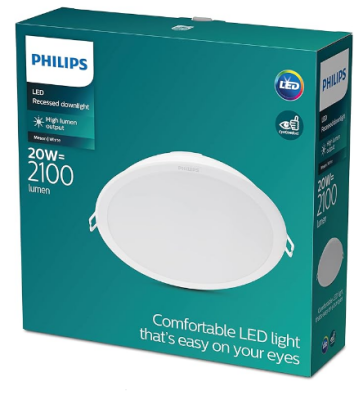 Philips LED gömme spot 20W Meson SARI IŞIK 3000 K 2100 LUMEN - 1