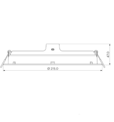 Philips LED gömme spot Meson, 23.5W 6500KK 2550 LUMEN - 3