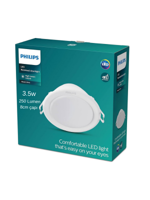 Philips Meson Led Gömme Spot Armatür 3.5W 6500 K beyaz ışık 255 lumen - 1