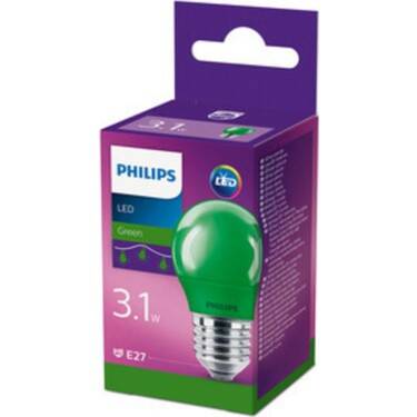 Philips3.1w=25w Mini Yeşil Led Ampul/ E27 Duy - 1